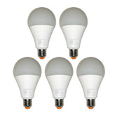 لامپ 15 وات مهتابی نمانور مدل LED پایه E27 بسته 5 عددی