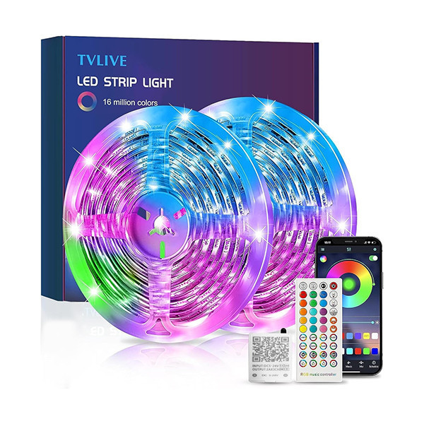 ریسه ال ای دی مدل فول کالر هوشمند بلوتوثی کد YC-5050 طول 10 متر