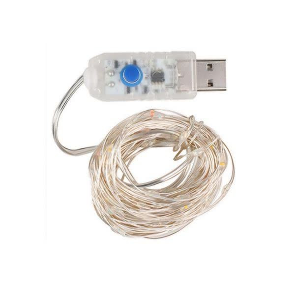 ریسه ال ای دی مدل مفتولی USB دار کد 345 طول 10 متر