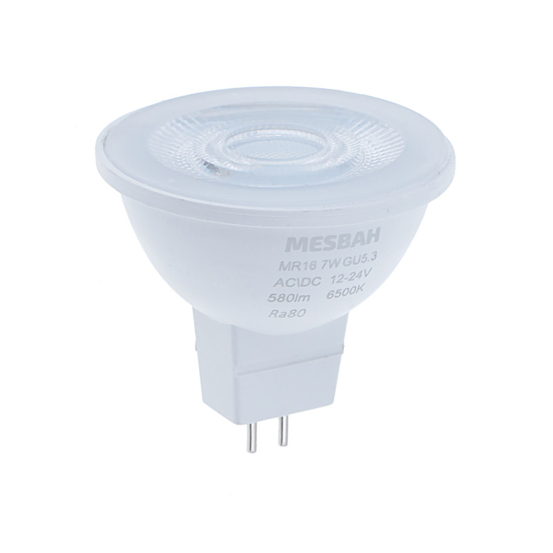 لامپ هالوژن ال ای دی 12 ولت 7 وات مدل AC/DC کد 12V-24V بسته ده عددی