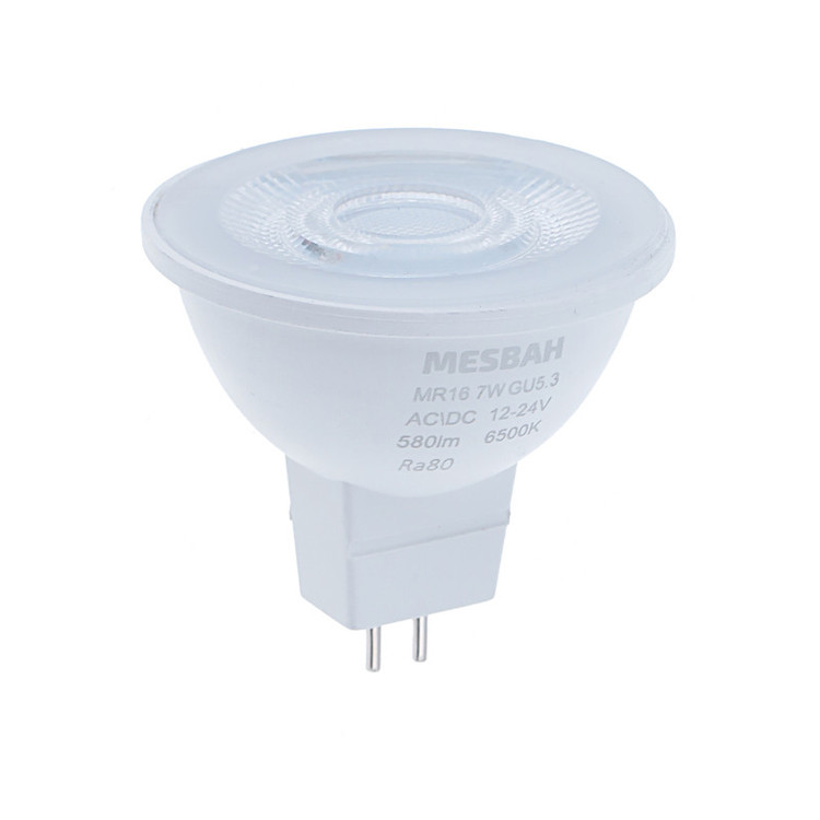 لامپ هالوژن ال ای دی 12 ولت 7 وات مدل AC/DC کد 12V-24V بسته ده عددی