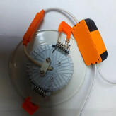 هالوژن بک لایت ۷ وات gcc بدنه آلومینیومی بسته ۱۲ عددی