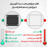 لامپ هالوژن 9 وات شاهچراغ مدل روناک بسته 12 عددی