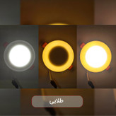 پنل ال ای دی 12 وات مدل 3 حالته طرح توکار گرد بسته 40 عددی